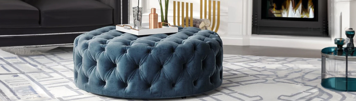Unique ottomans footstools deals