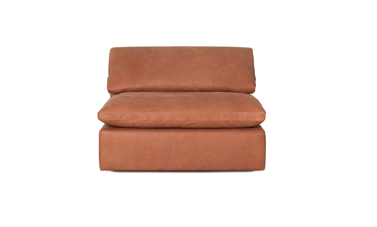 Cloud Classic Leather Armless in Nubuck Leather