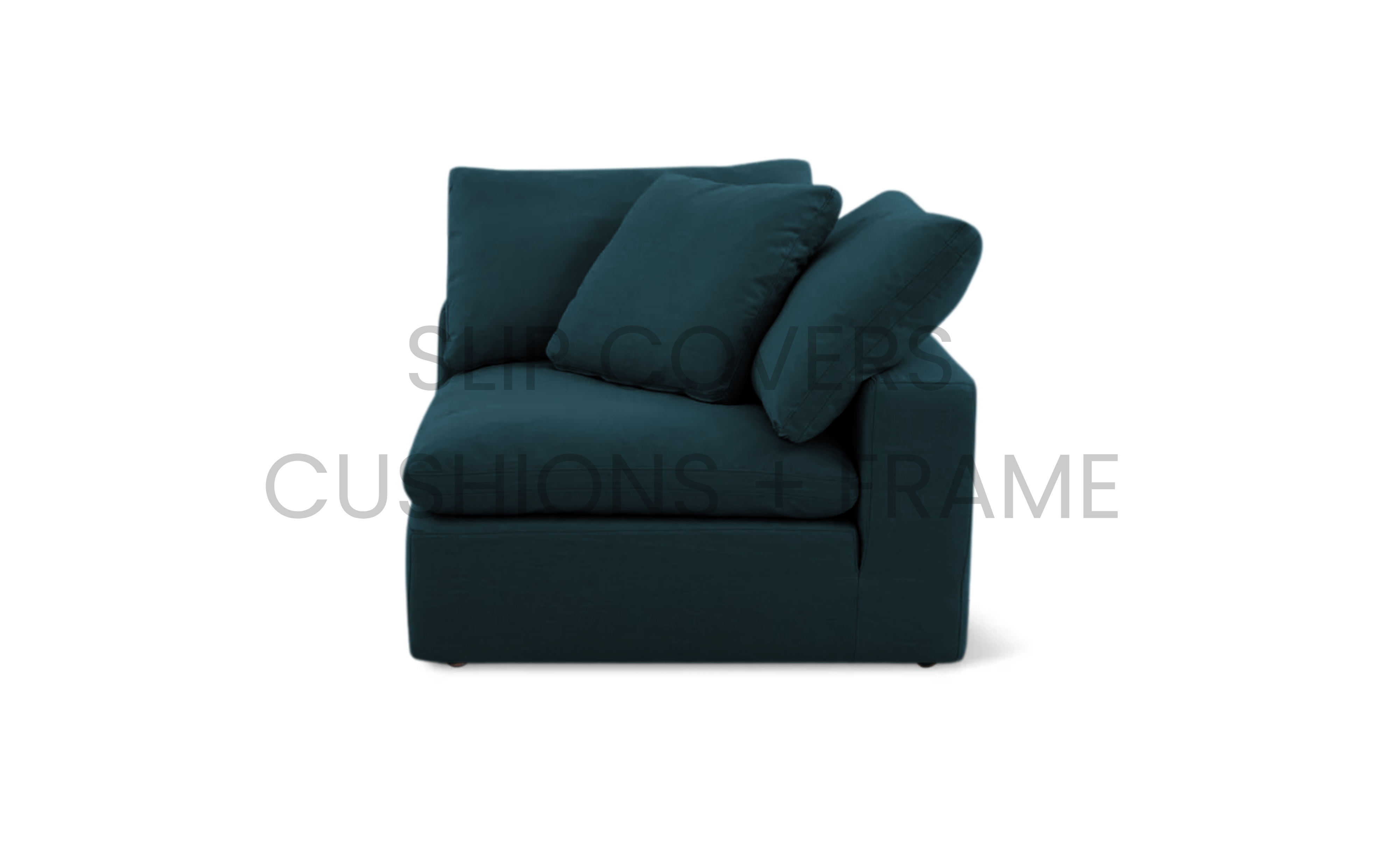 Couch Cover/ Slip Cover Only - Cloud Corner Chair | Feather Down