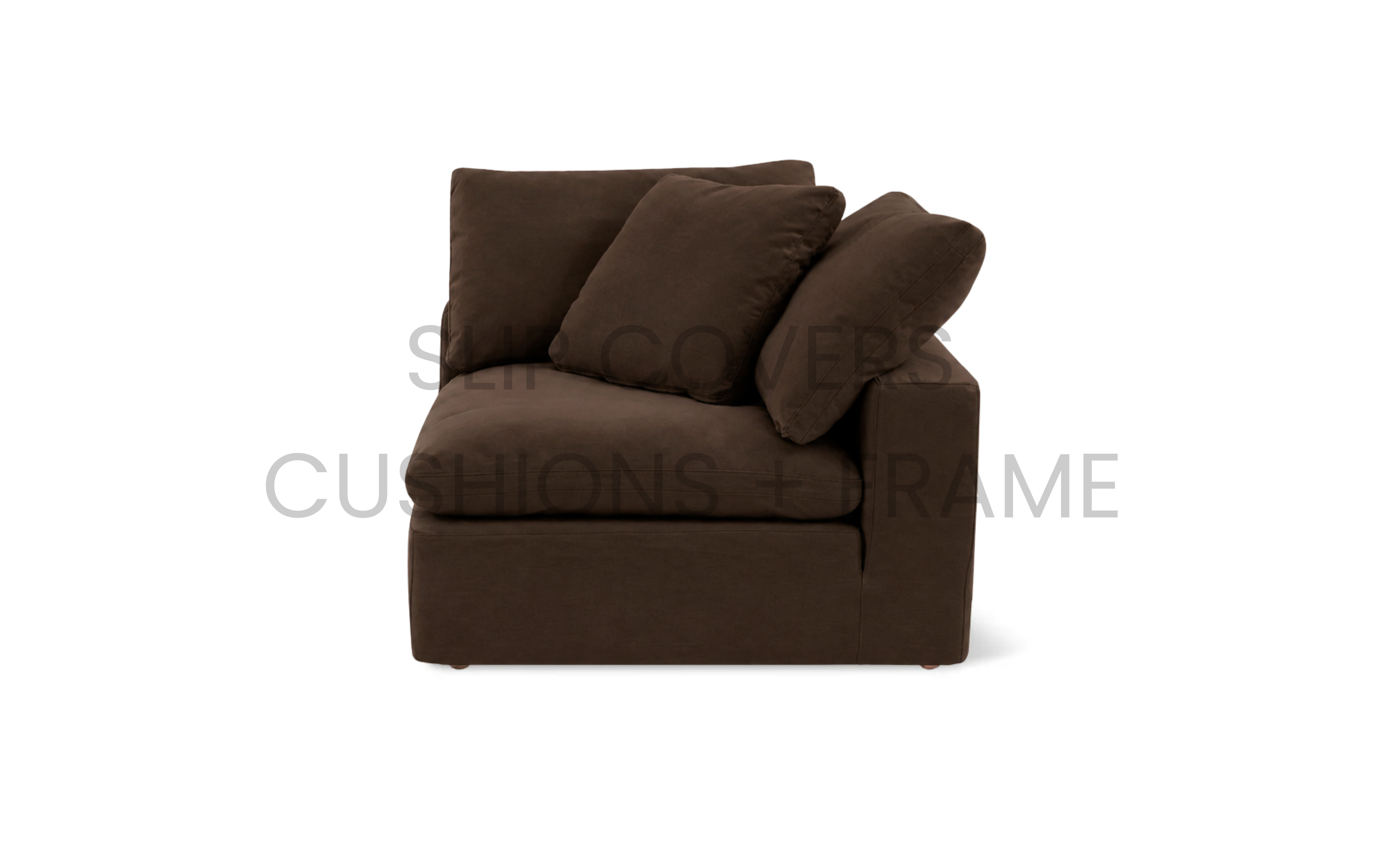 Couch Cover/ Slip Cover Only - Cloud Corner Chair | Feather Down