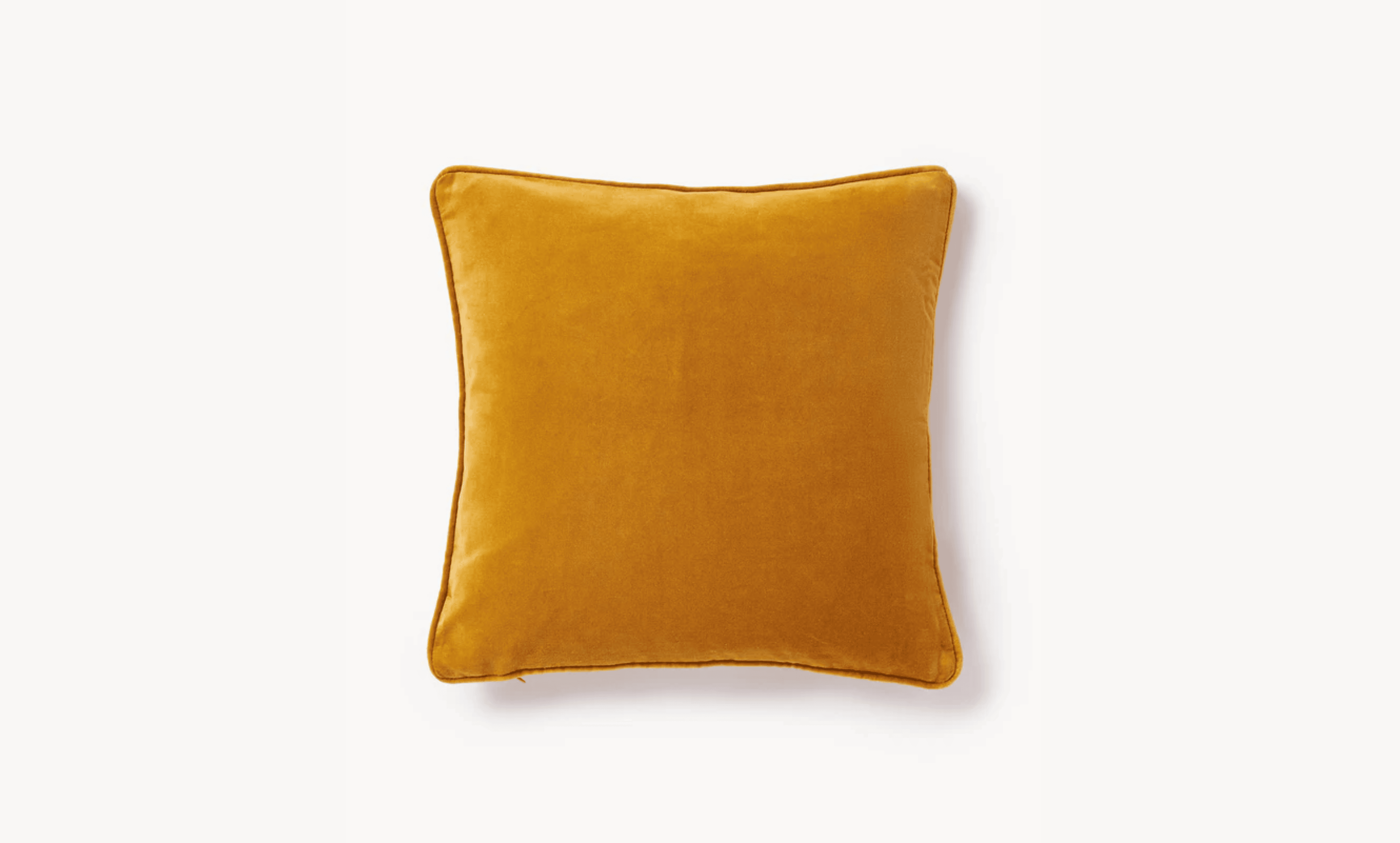 Plato Velvet Sofa Cushion with Piping | 45cm x 45cm