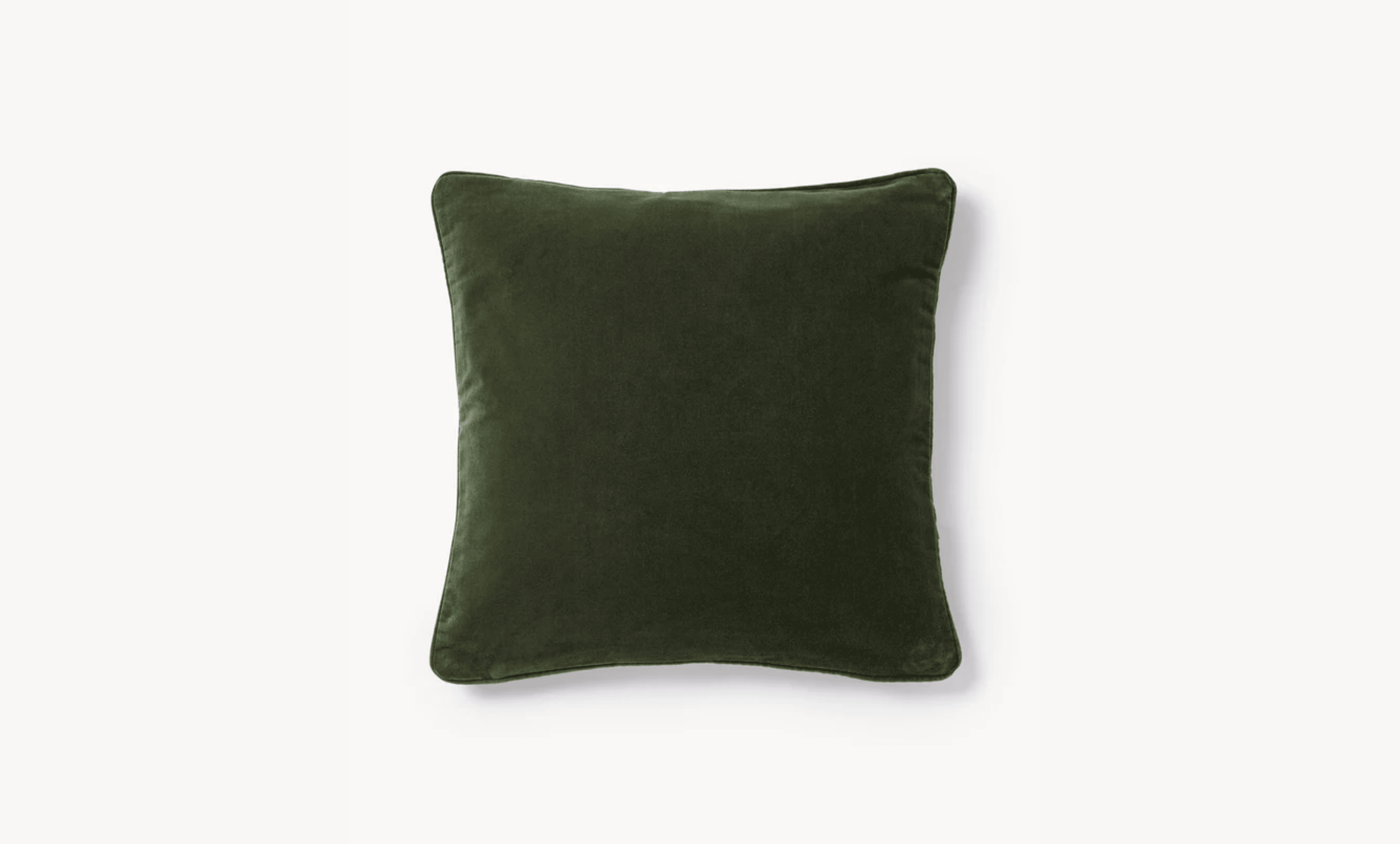Plato Velvet Sofa Cushion with Piping | 45cm x 45cm