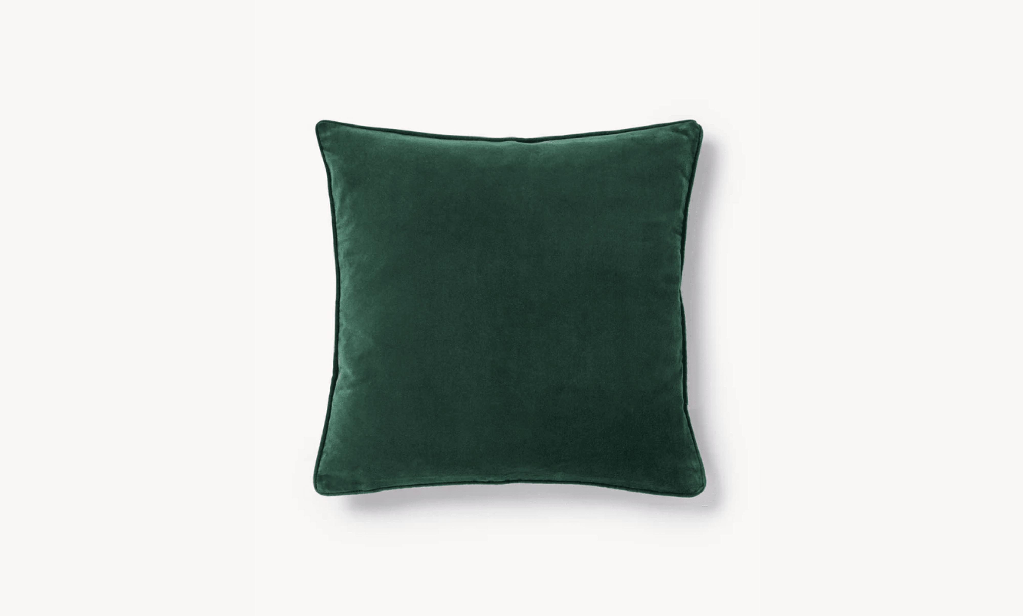 Plato Velvet Sofa Cushion with Piping | 45cm x 45cm