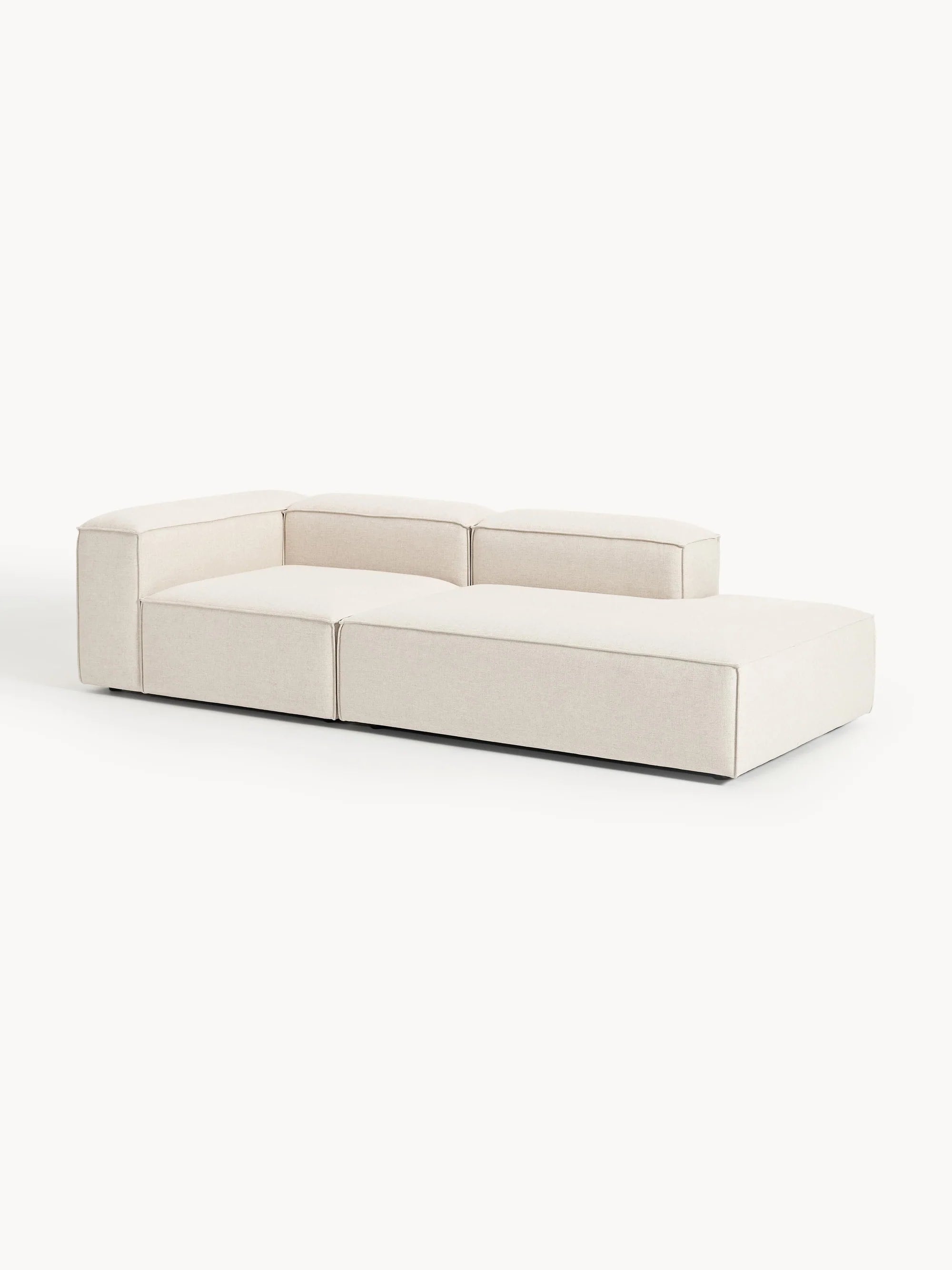 The Cube | 3 Seater Extended Chaise (Open)
