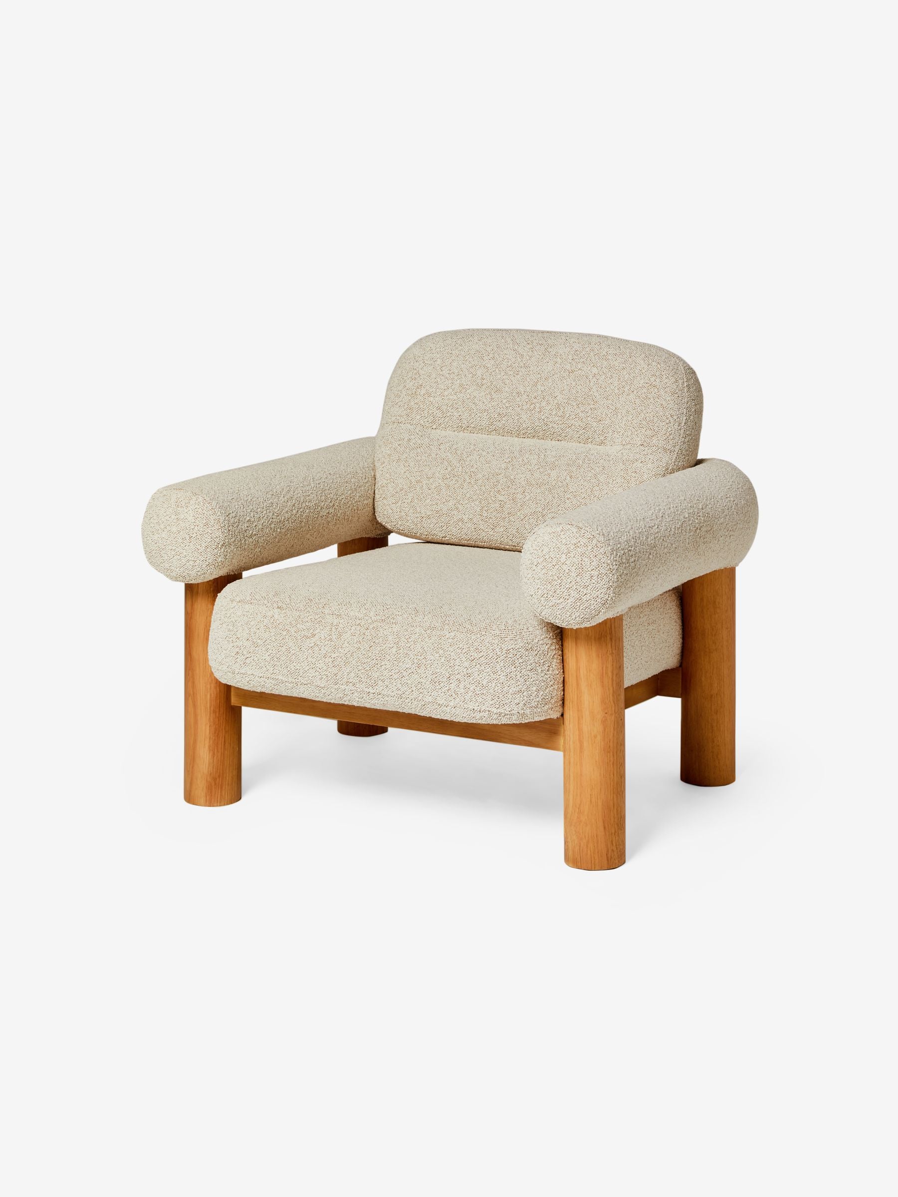 Ives Chair in Pax Boucle Off White