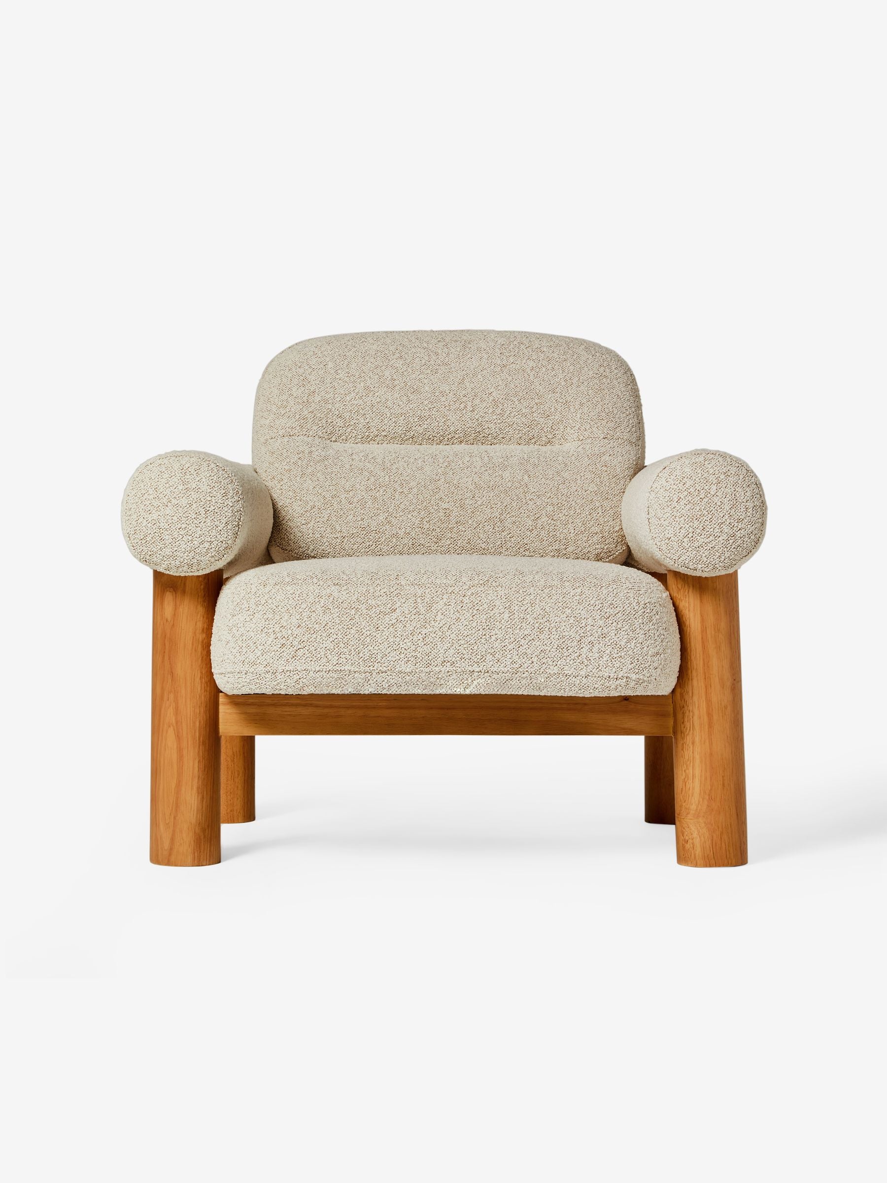Ives Chair in Pax Boucle Off White