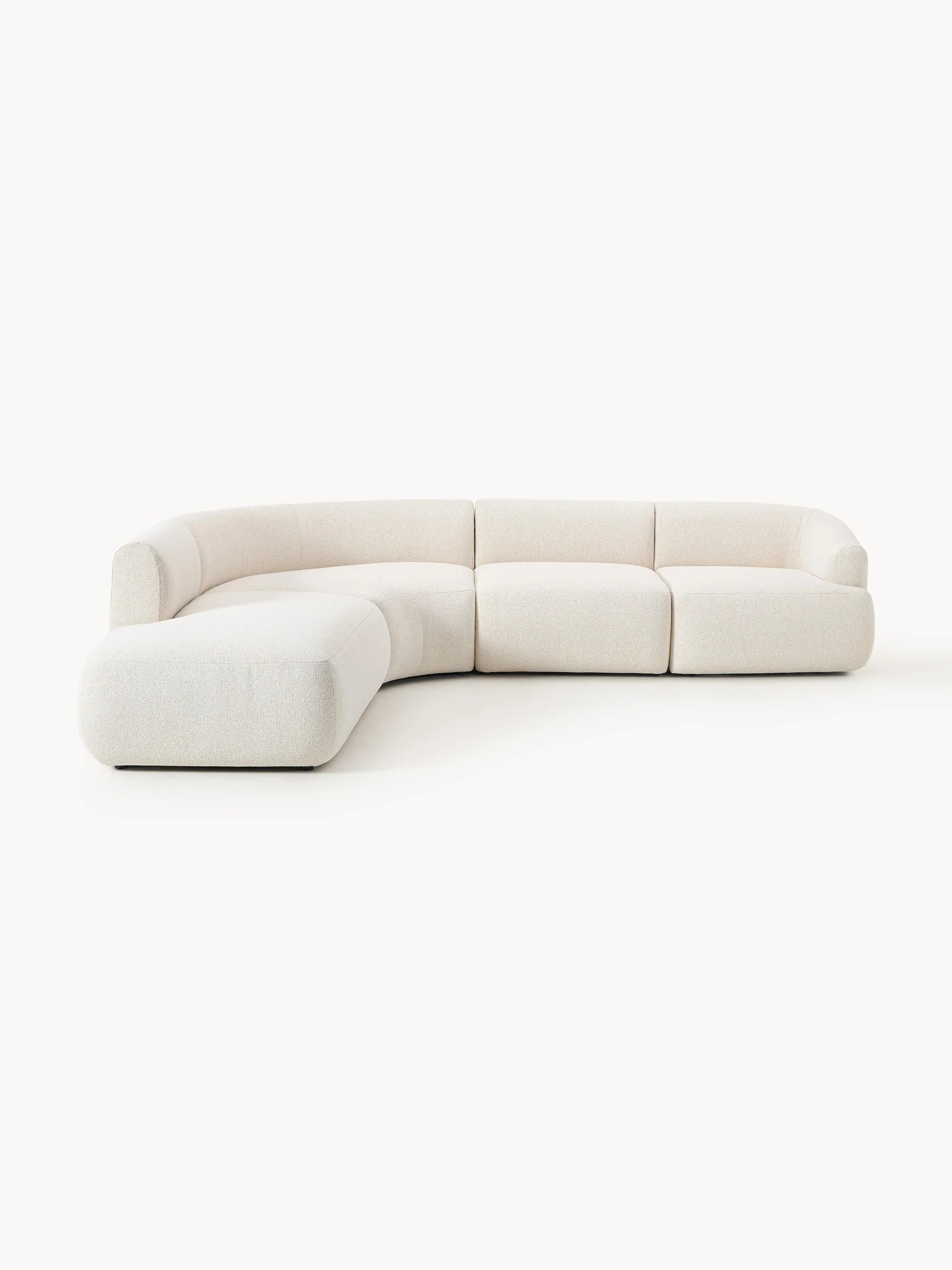 Mason | Curved Corner Couch with Extended Chaise