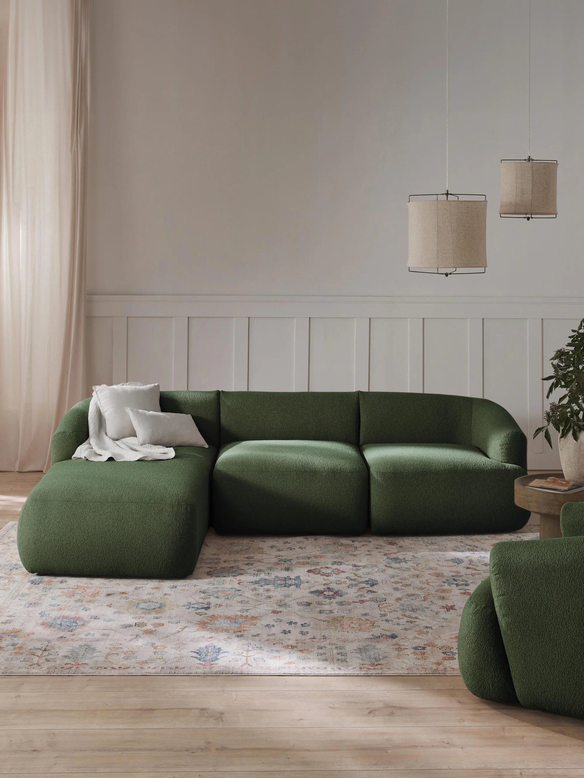 Mason | 3 Seater Curved Modular with Chaise