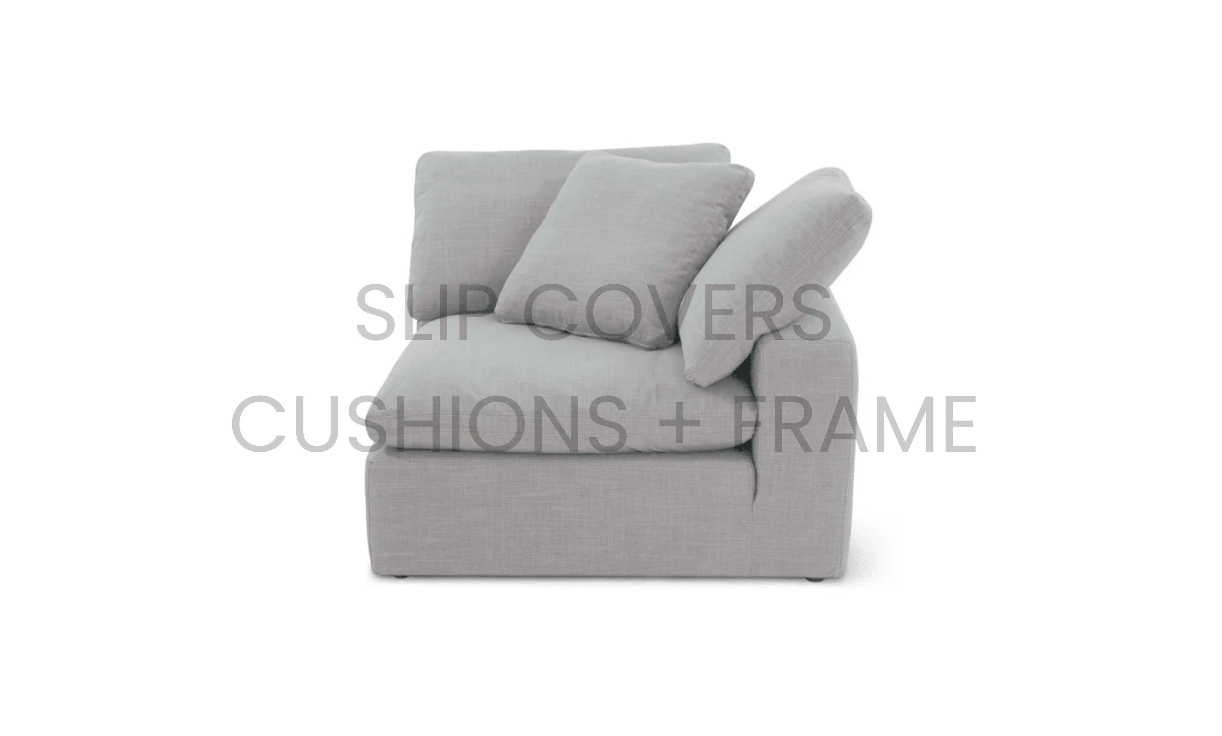 Couch Cover/ Slip Cover Only - Cloud Corner Chair | Feather Down