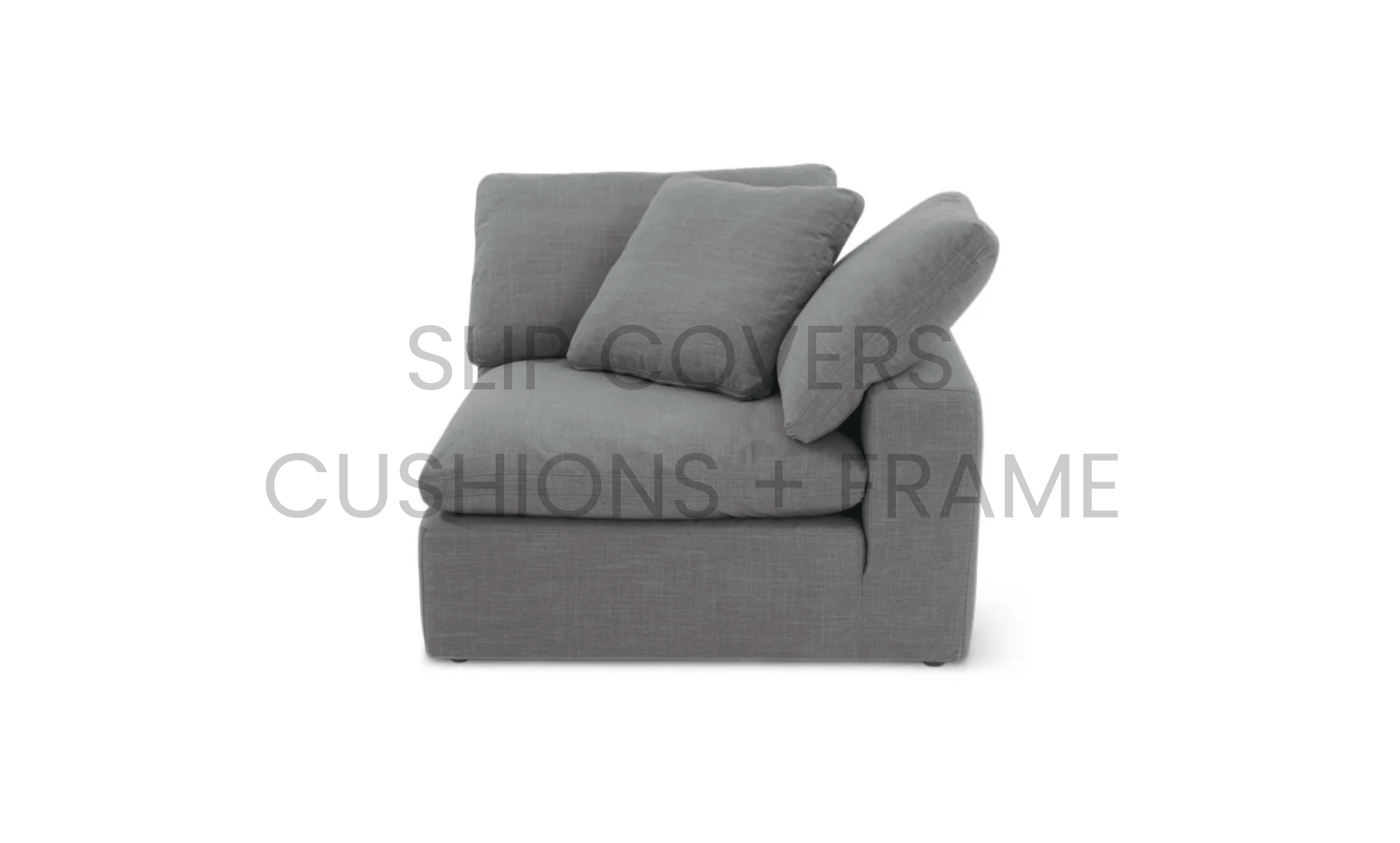 Couch Cover/ Slip Cover Only - Cloud Corner Chair | Feather Down