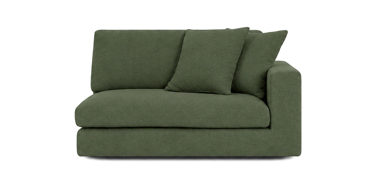 Cloud Cove End Arm Module in Heritage Green — End Right Arm