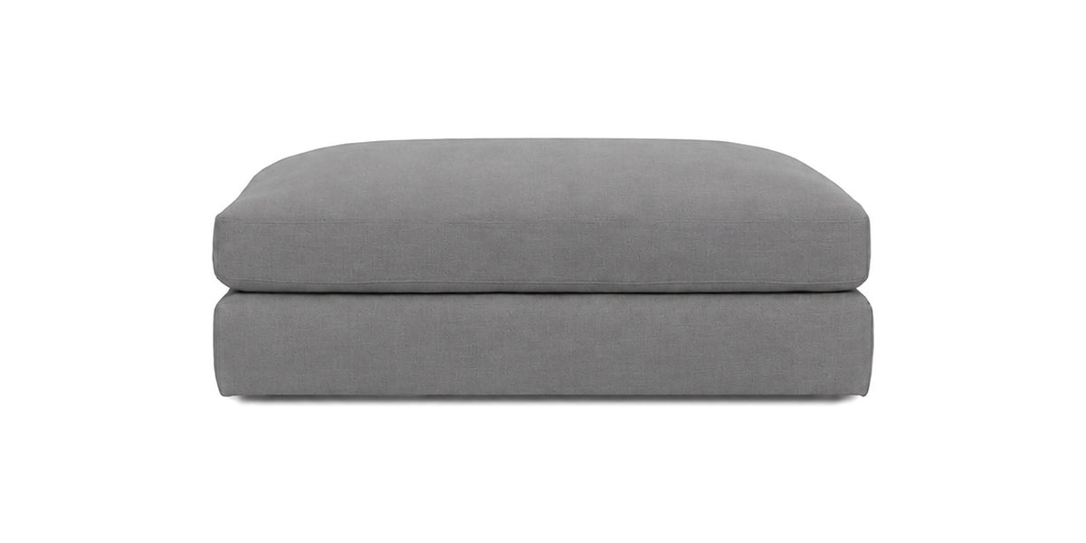 Cloud Cove Ottoman in Medium Grey
