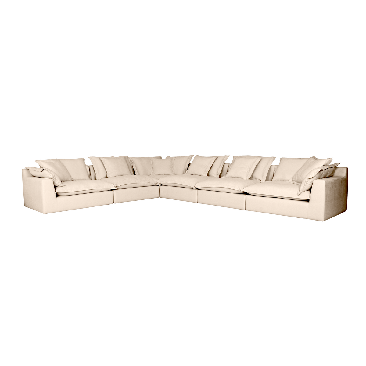 Cloud Cosy Feather Cloud Modular Couch 6 Pcs Corner Banana Home