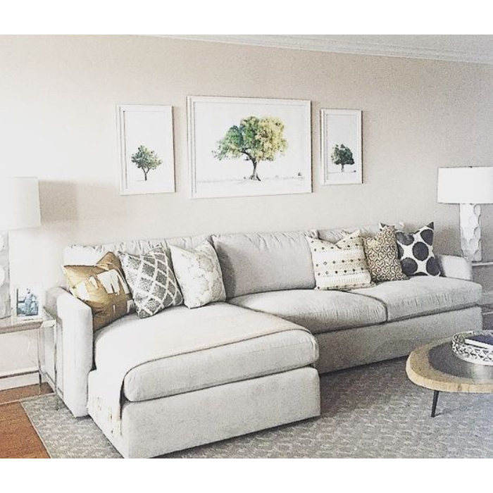 Allure right chaise online sectional