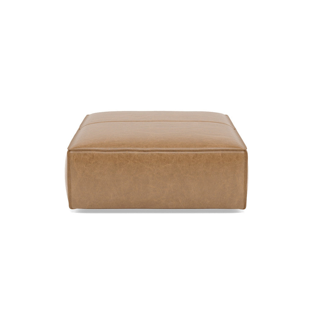 Baree | Leather Ottoman
