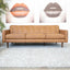 Lottie | 3 Seater Sofa Tan Leather - Banana Home