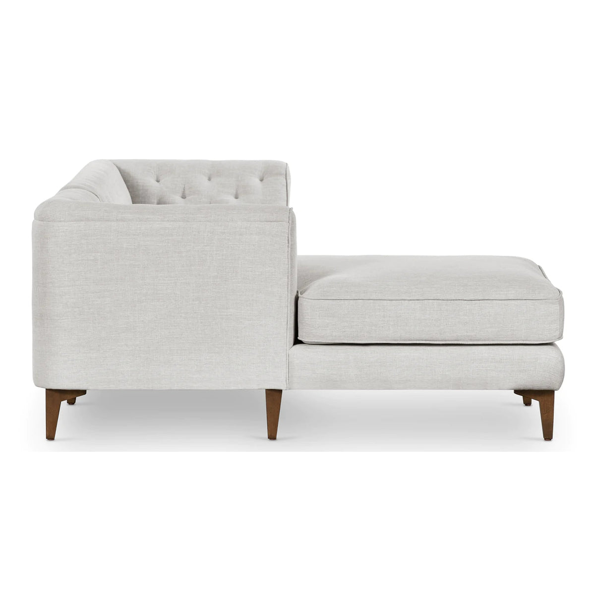 Studio Fabric Chaise Sofa Banana Home