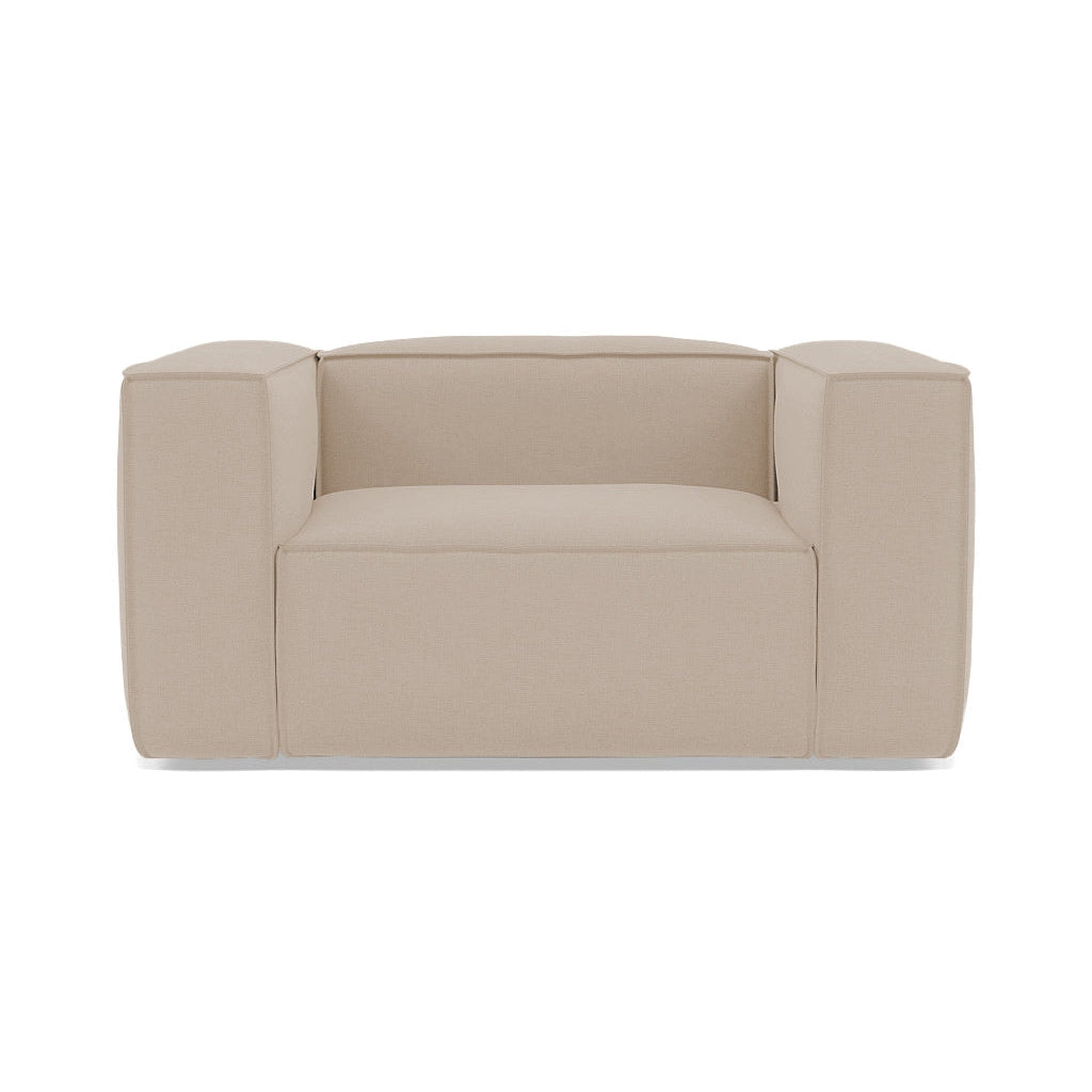 Baree | Fabric 1.5 Seater Boxy Armchair