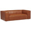 Baree | Large Boxy Leather 3 Seater Sofa