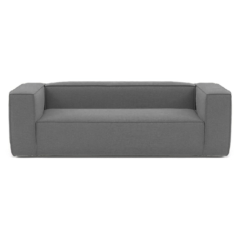 Baree | Fabric 3 Seater Boxy Sofa