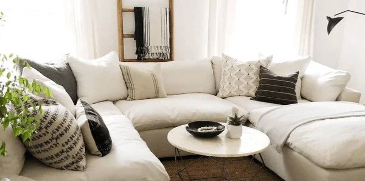 White Modular Sofa