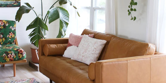 Lenojo Leather Sofa