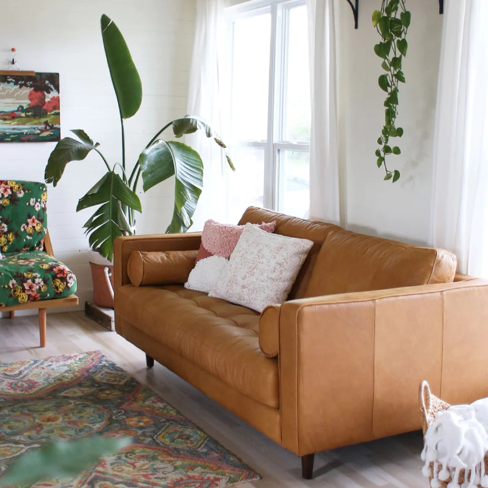 Lenojo Leather Sofa