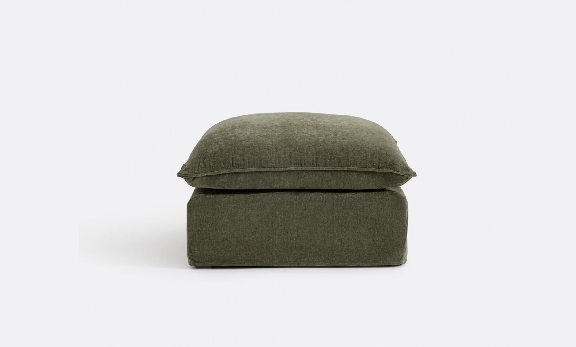 Coastal | Linen Style Ottoman