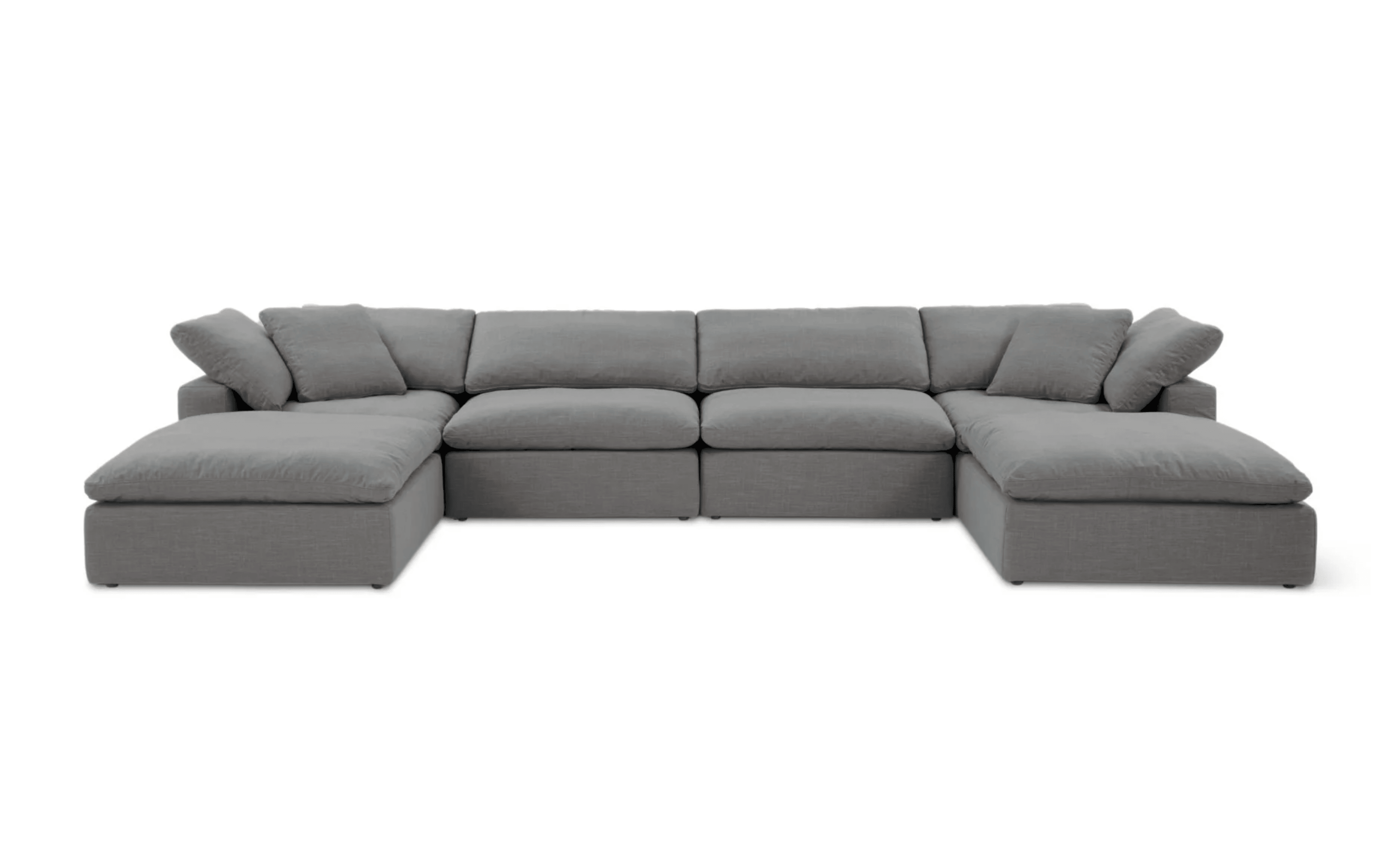 Cloud Classic | 6-Piece Modular Sofa (Includes 2 Ottomans)