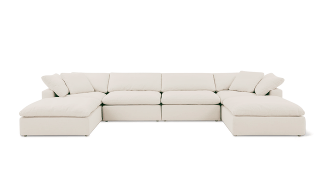 Cloud Classic | Feather Cloud Modular with 2 Ottomans