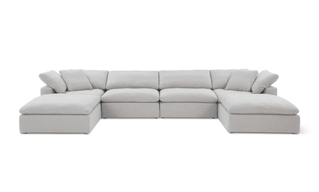 Cloud Classic | Feather Cloud Modular with 2 Ottomans