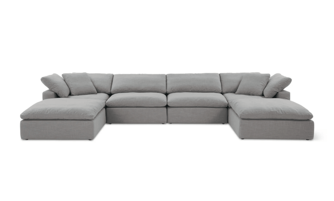 Cloud Classic | Feather Cloud Modular with 2 Ottomans