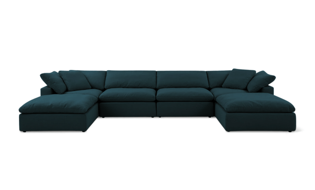 Cloud Classic | Feather Cloud Modular with 2 Ottomans