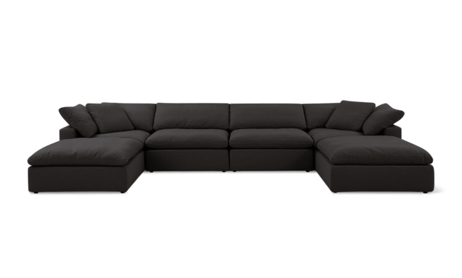 Cloud Classic | Feather Cloud Modular with 2 Ottomans