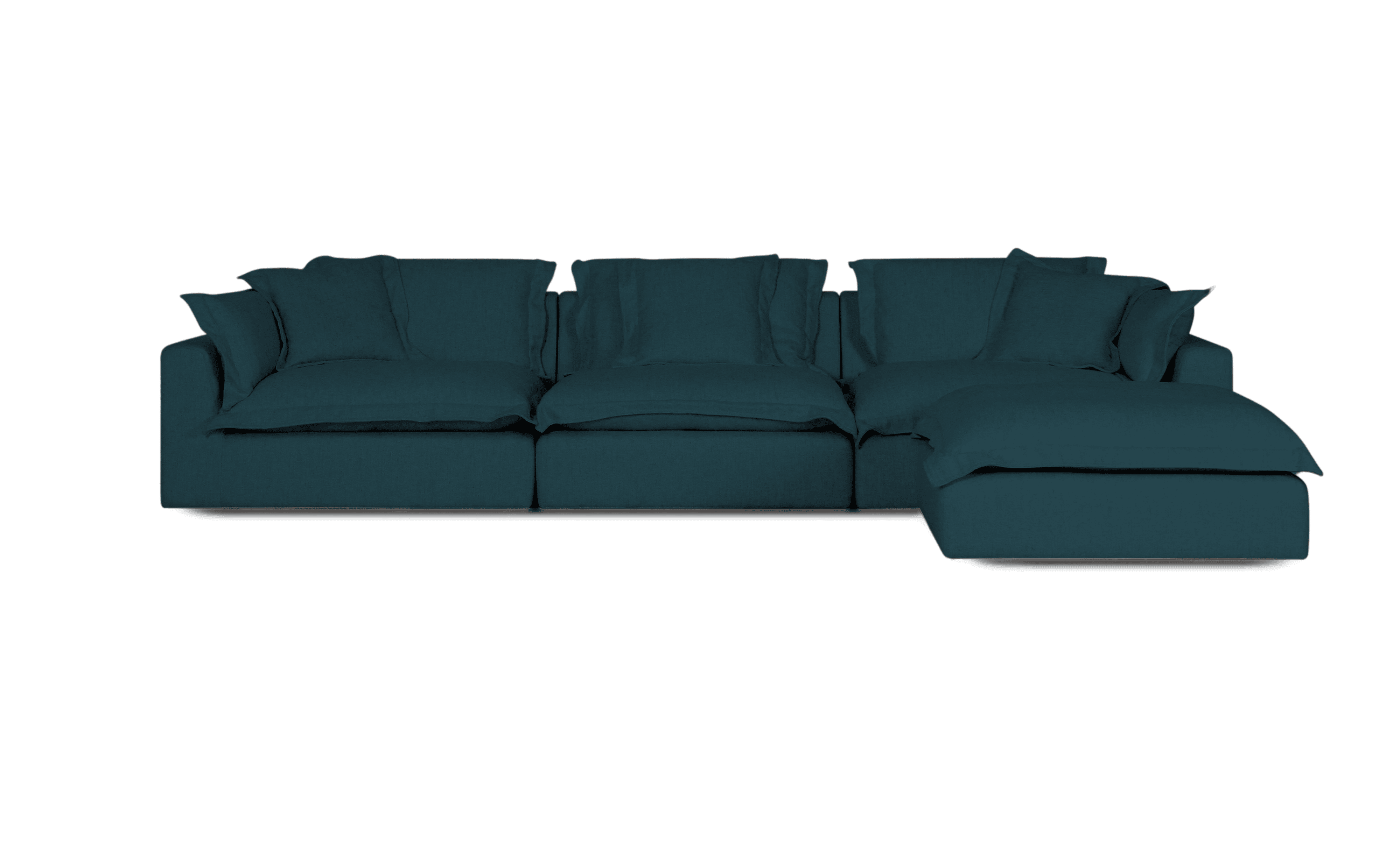 Cloud Cosy 4 Piece | Feather Cloud Modular Couch with Ottoman