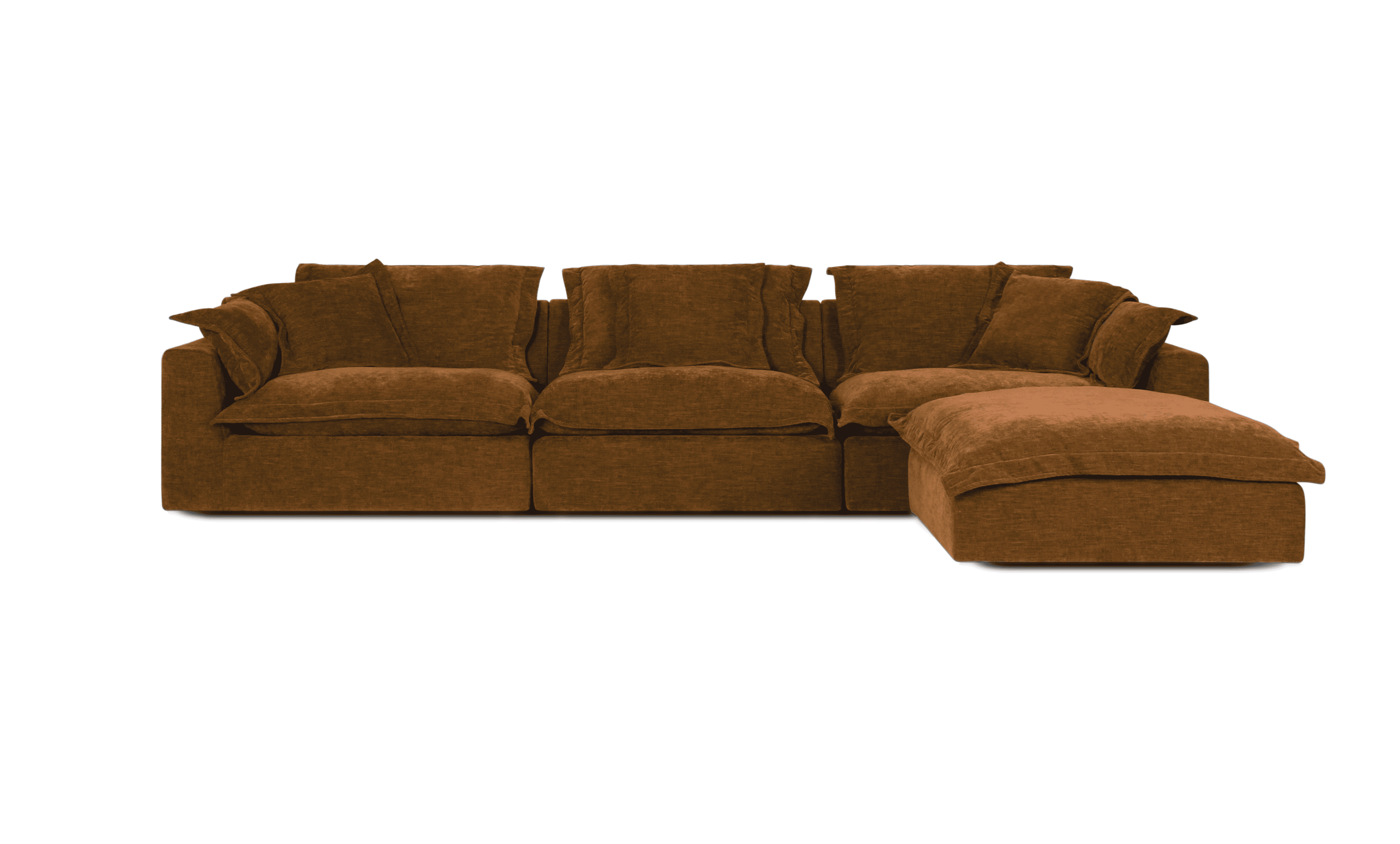 Cloud Cosy 4 Piece | Feather Cloud Modular Couch with Ottoman