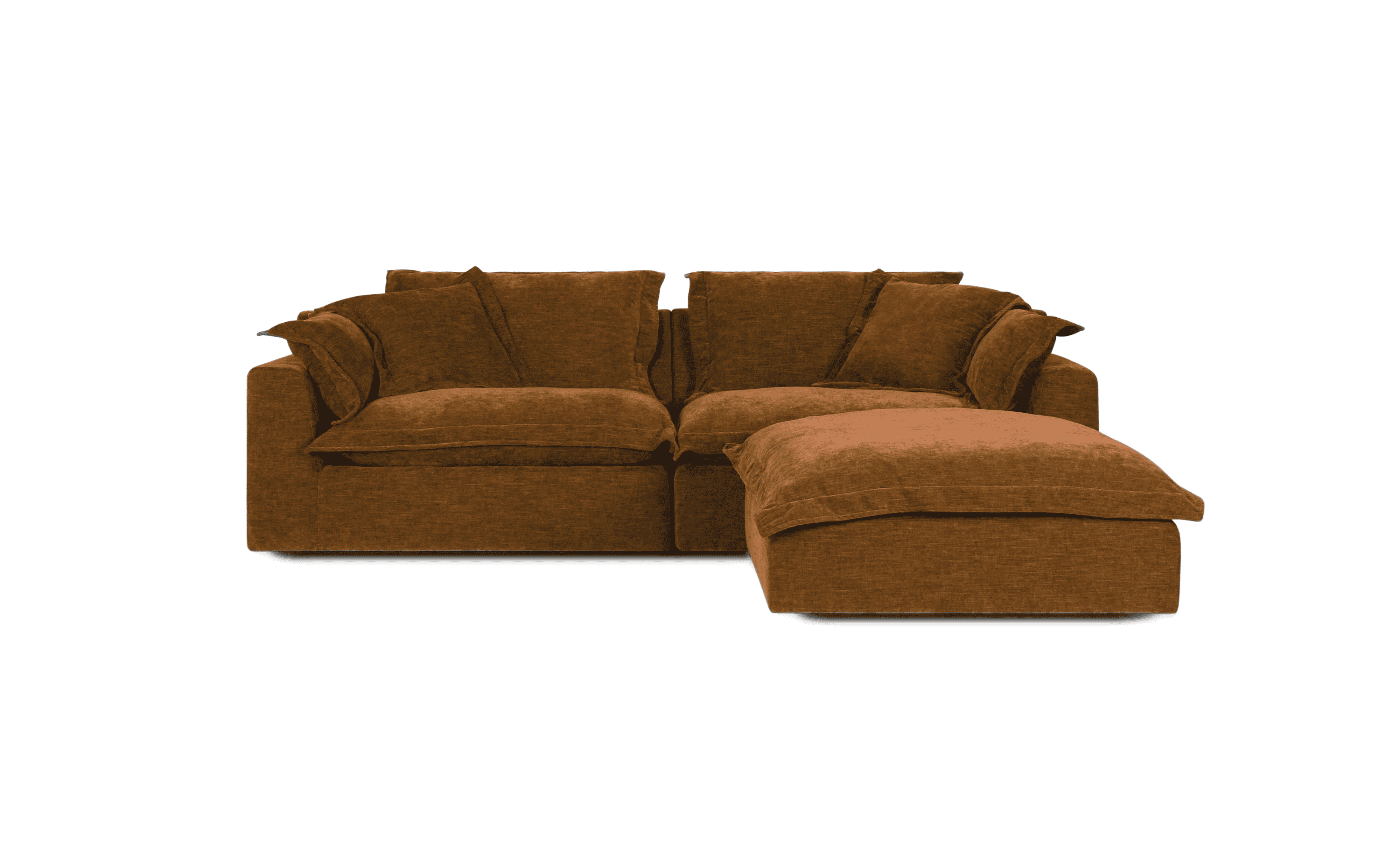 Cloud Cosy 3 Piece | Feather Cloud Modular Couch with Ottoman