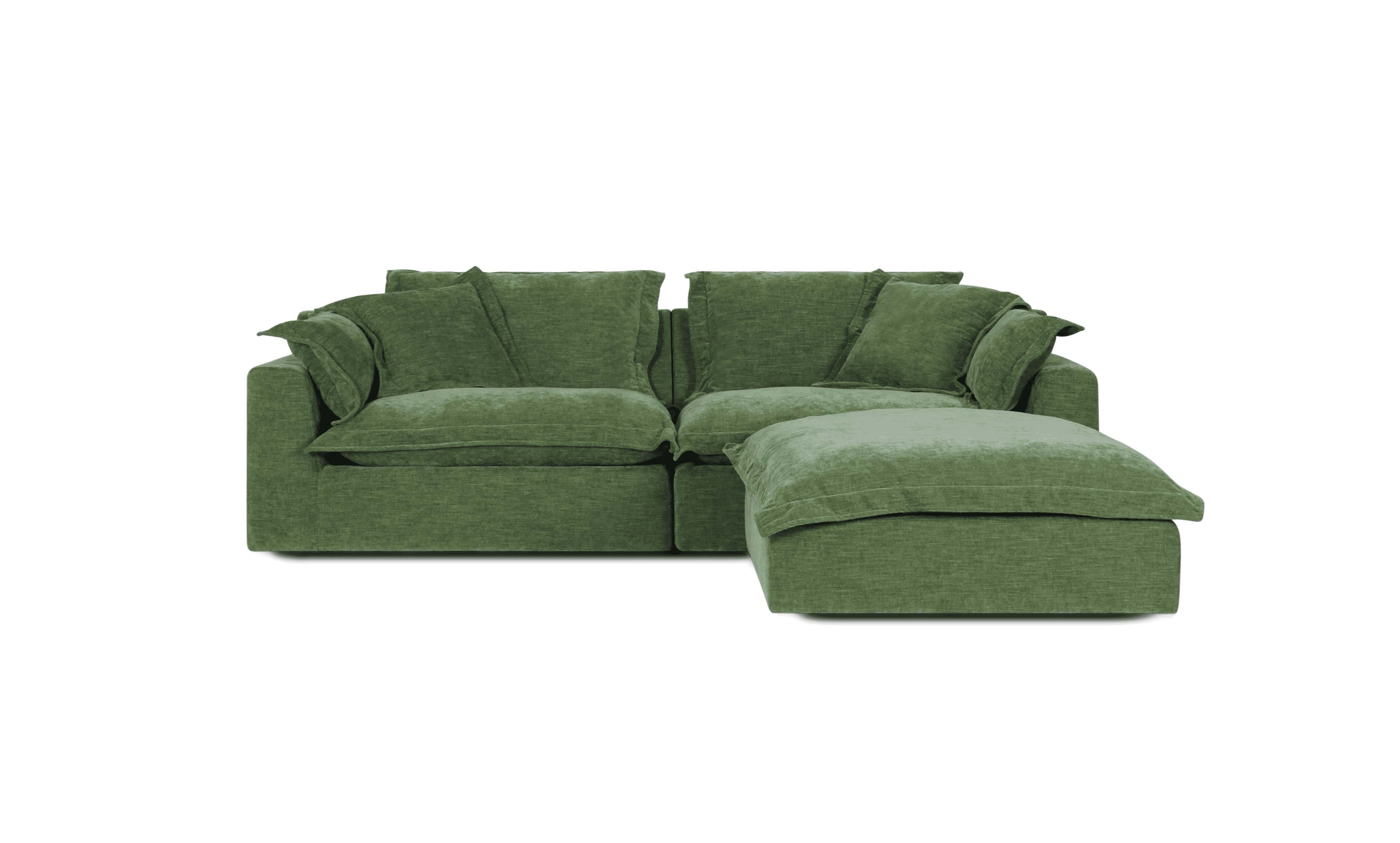 Cloud Cosy 3 Piece | Feather Cloud Modular Couch with Ottoman