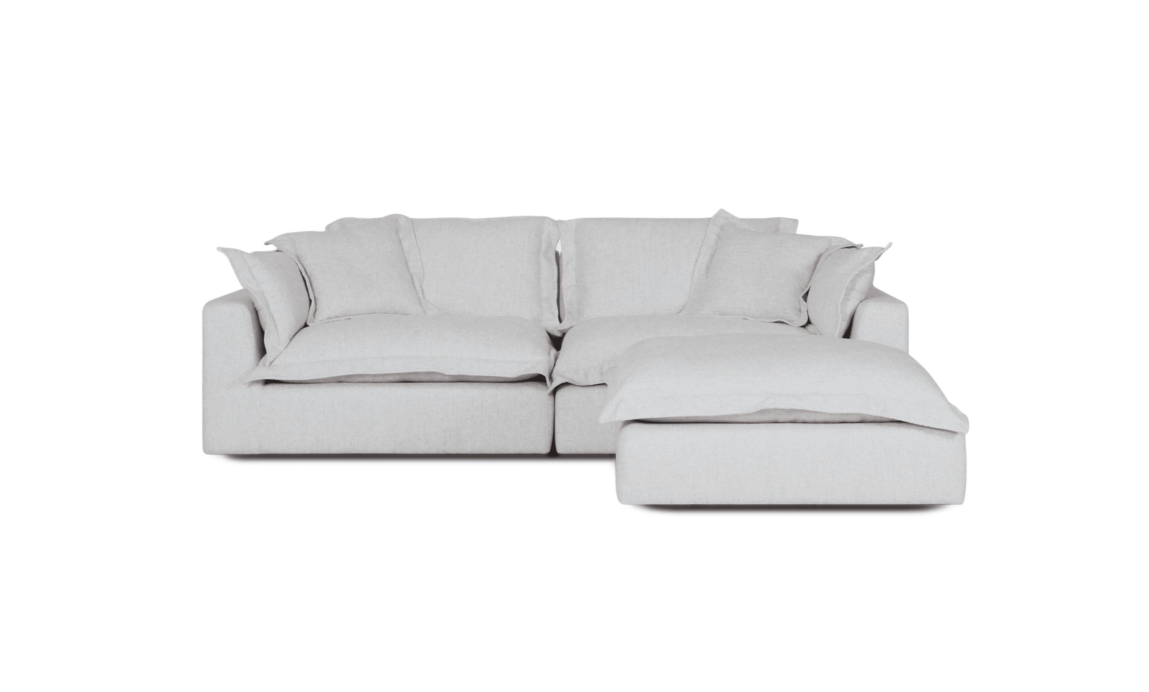 Cloud Cosy 3 Piece | Feather Cloud Modular Couch with Ottoman