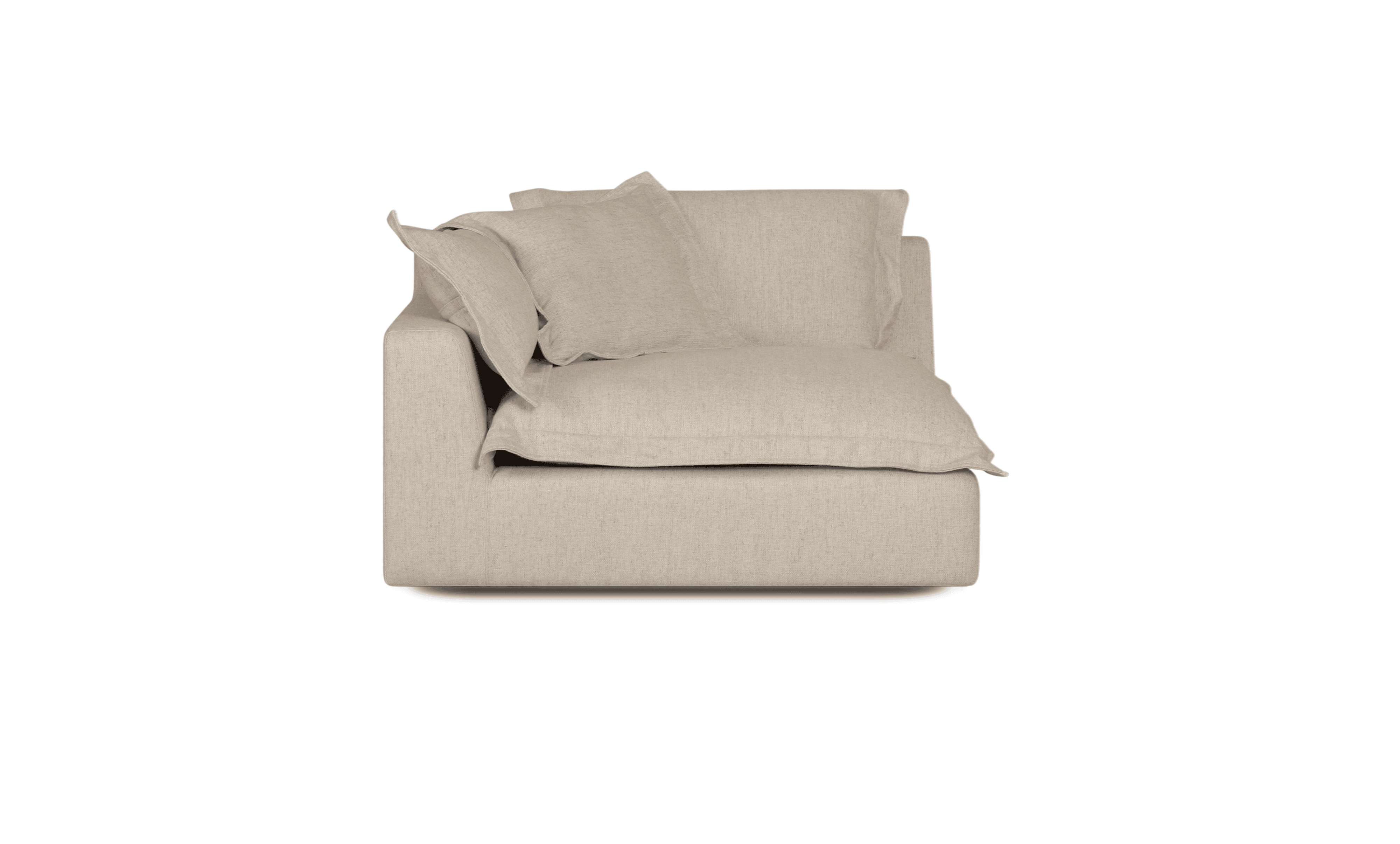 Cloud Cosy | Feather Cloud Modular Couch End Chair (Left)