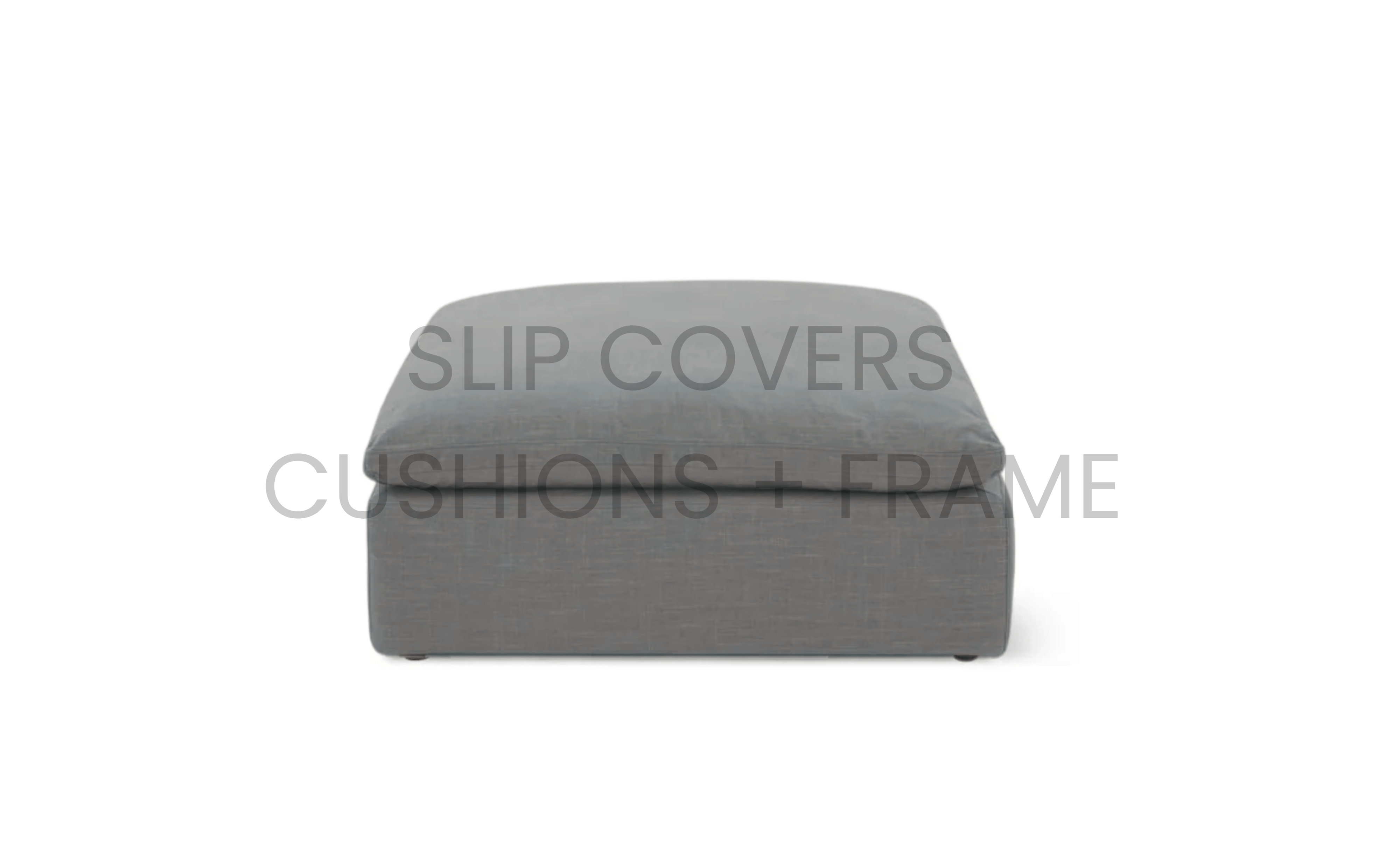 Couch Cover/ Slip Cover Only - Cloud Ottoman | Feather Down
