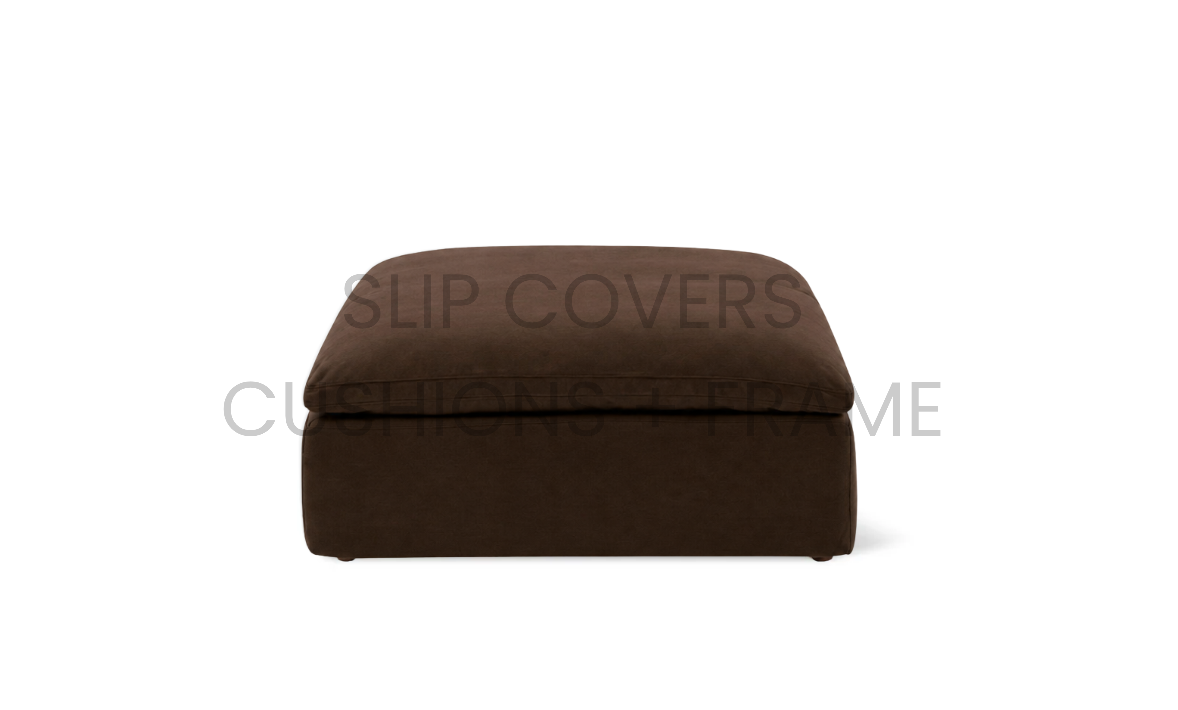 Couch Cover/ Slip Cover Only - Cloud Ottoman | Feather Down