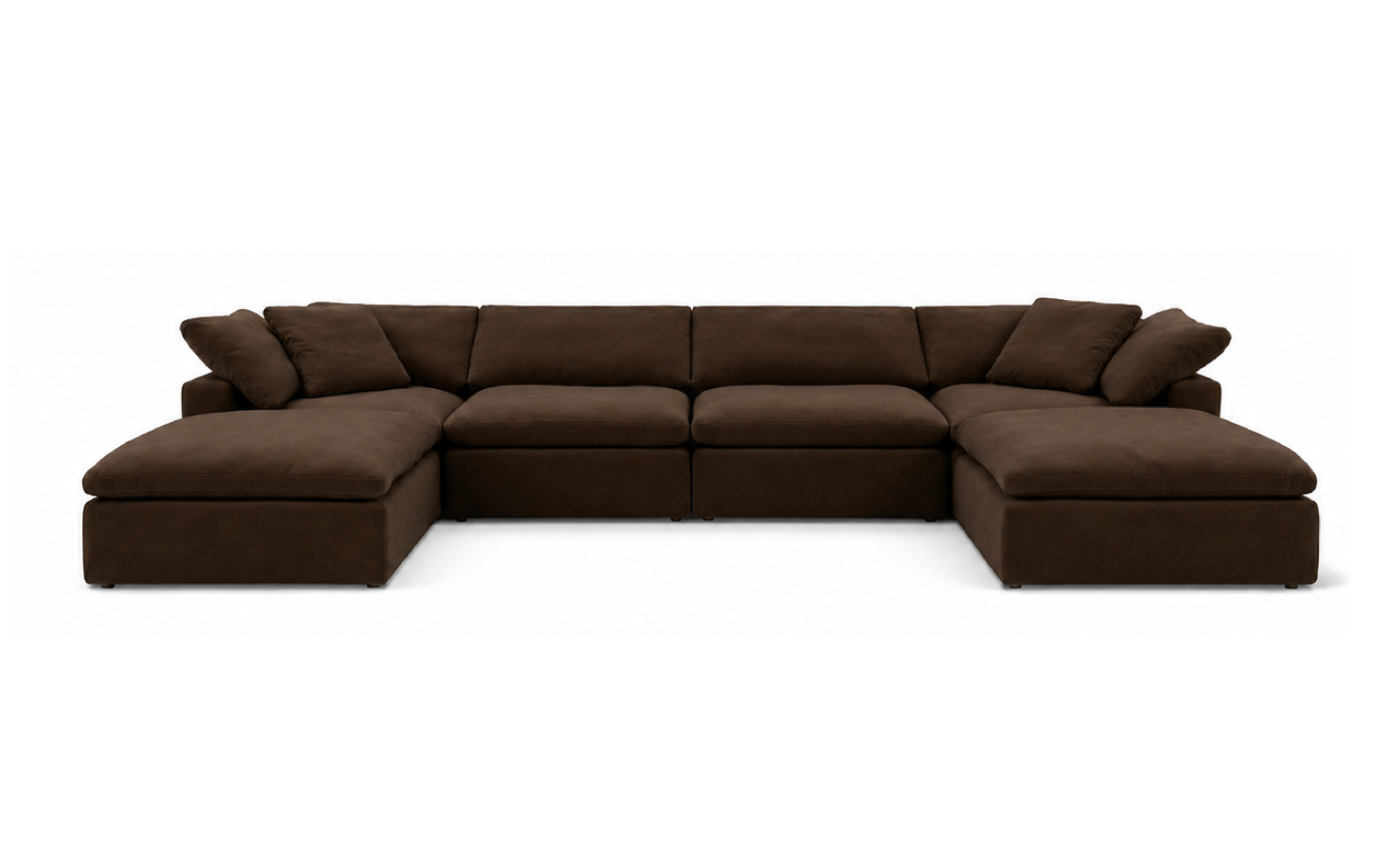 Cloud Classic | 6-Piece Modular Sofa (Includes 2 Ottomans)