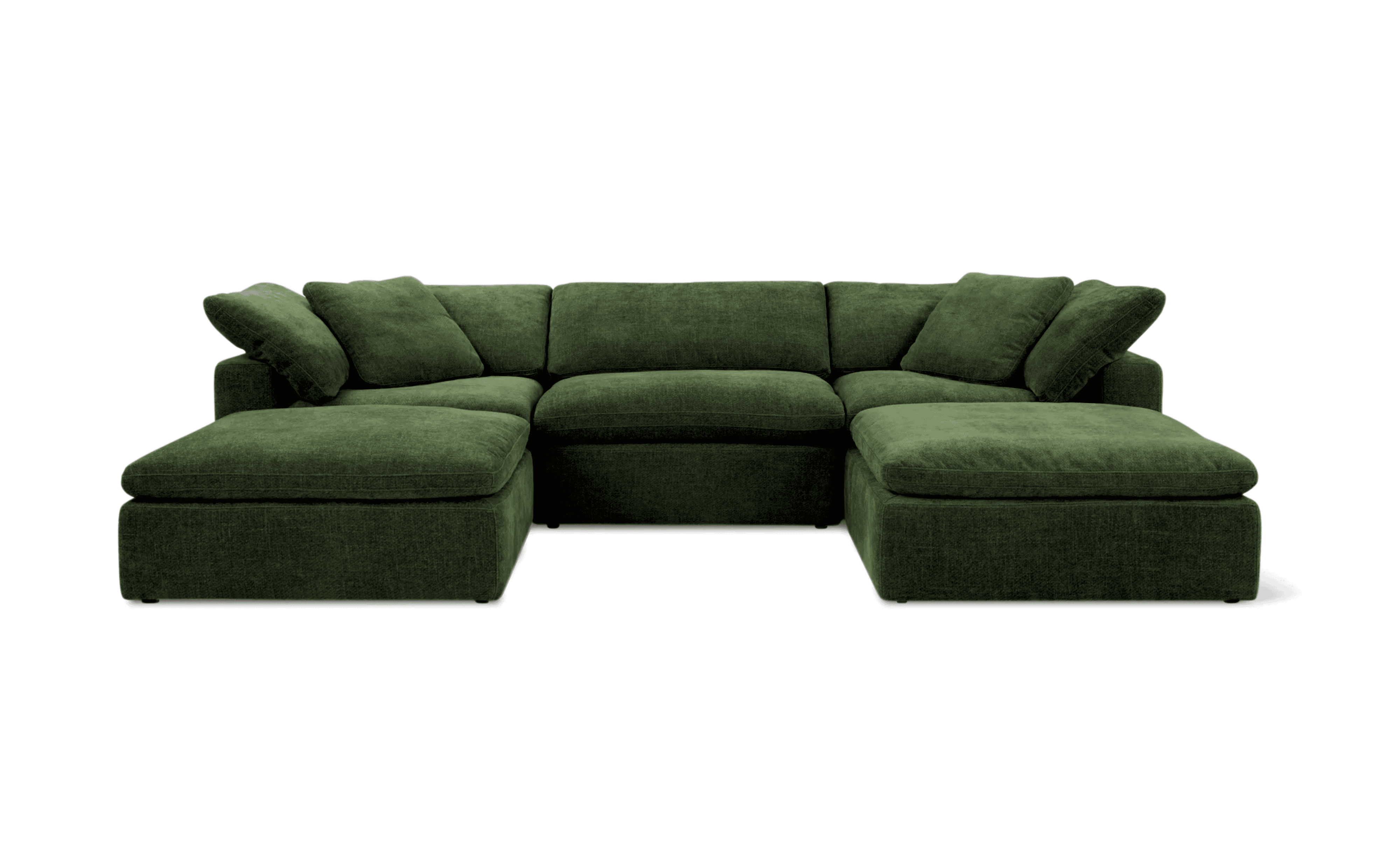 Cloud Classic | 5-Piece Modular Sofa (Includes 2 Ottomans)