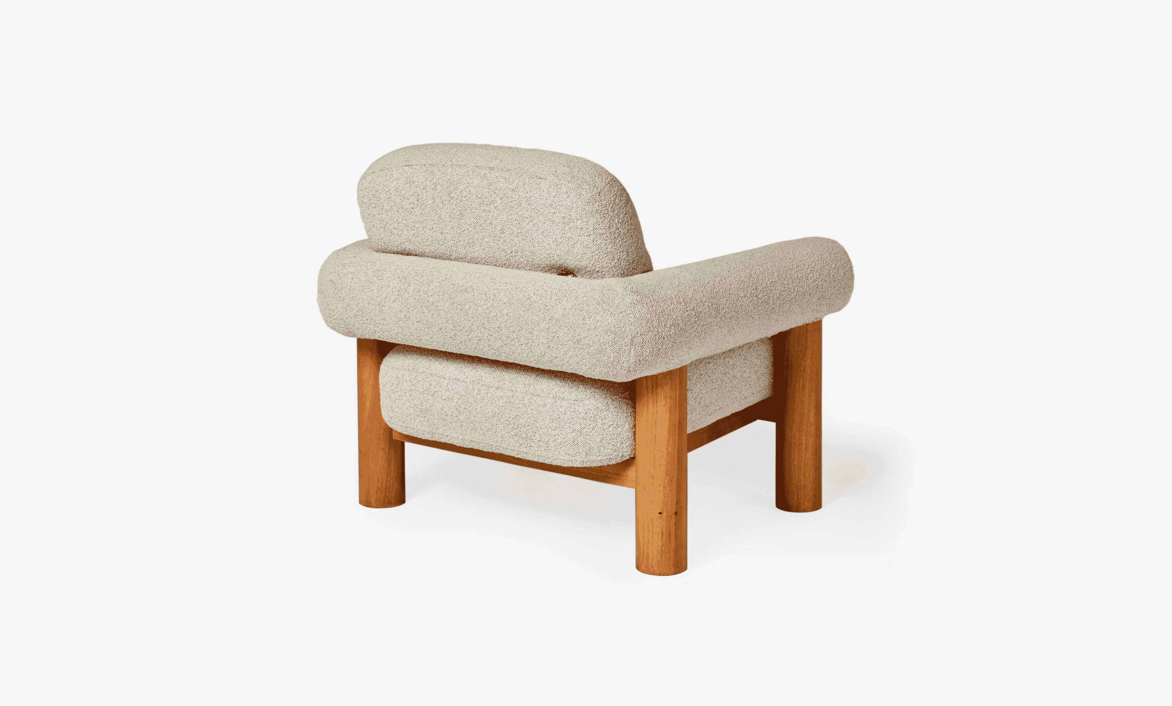 Ives Chair in Pax Boucle Off White