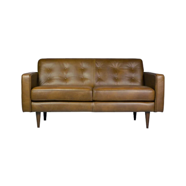 Lottie | 2 Seater Sofa Tan Leather