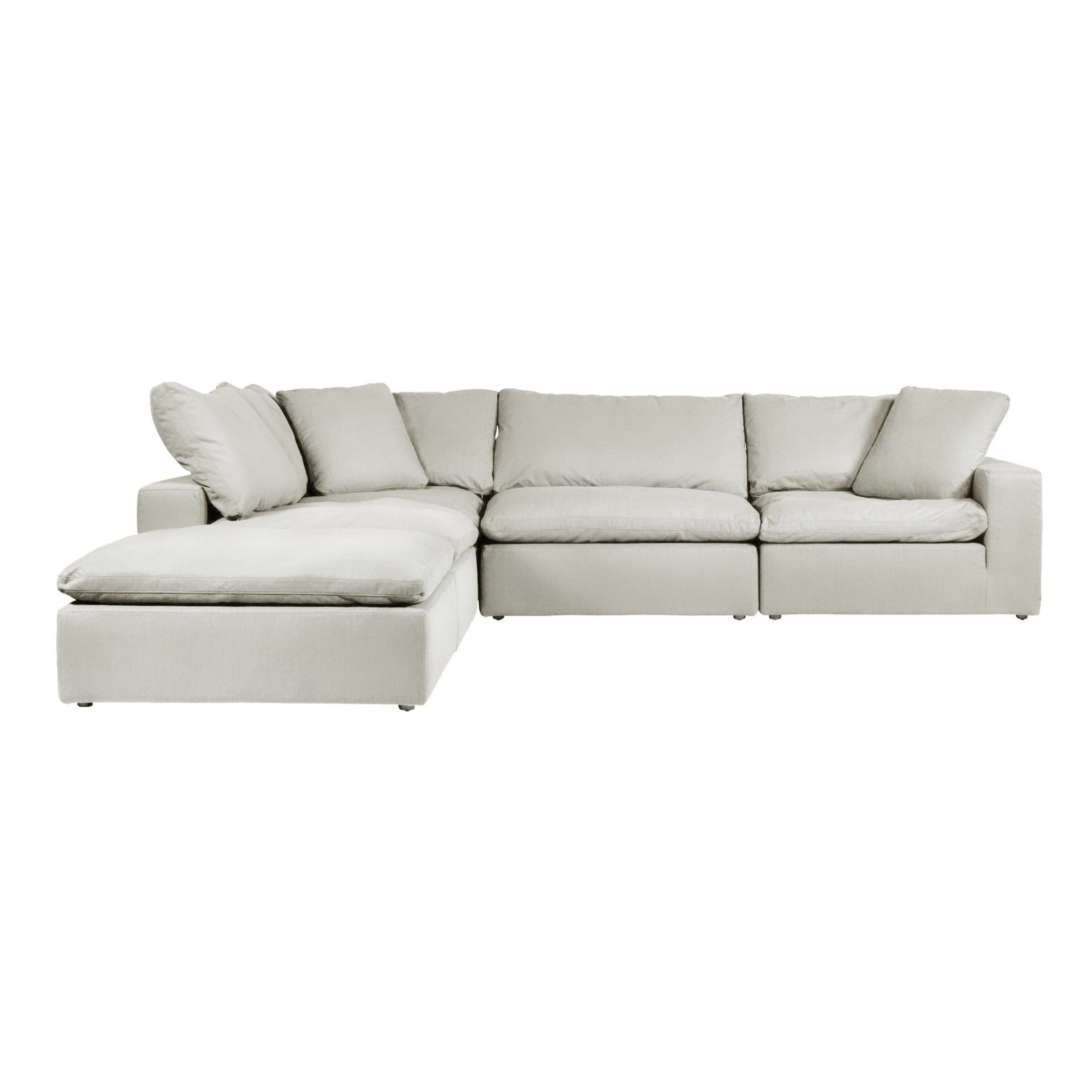 Cloud Classic | 5-Piece Modular Sofa (Includes Ottoman)