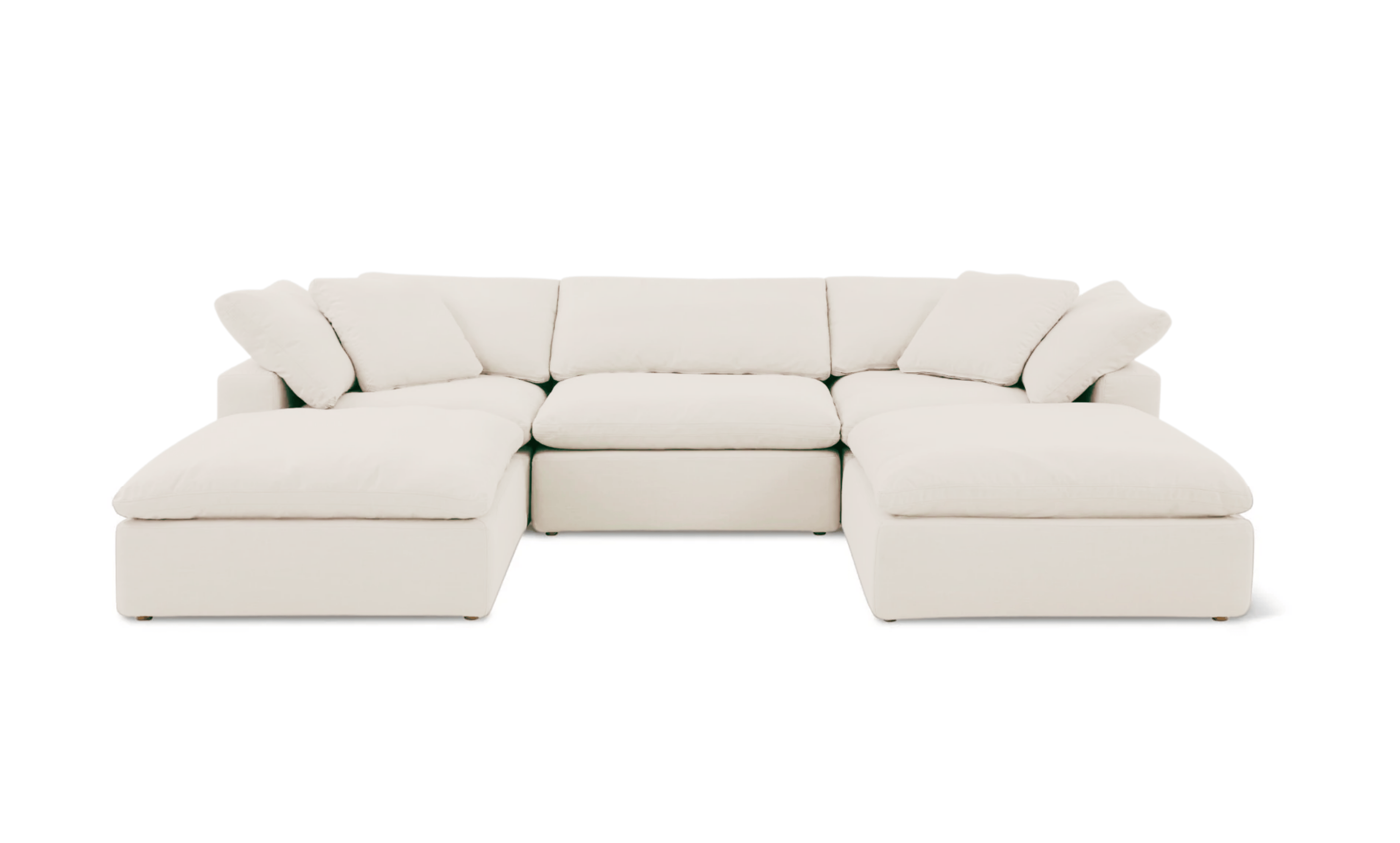 Cloud Classic | 5-Piece Modular Sofa (Includes 2 Ottomans)