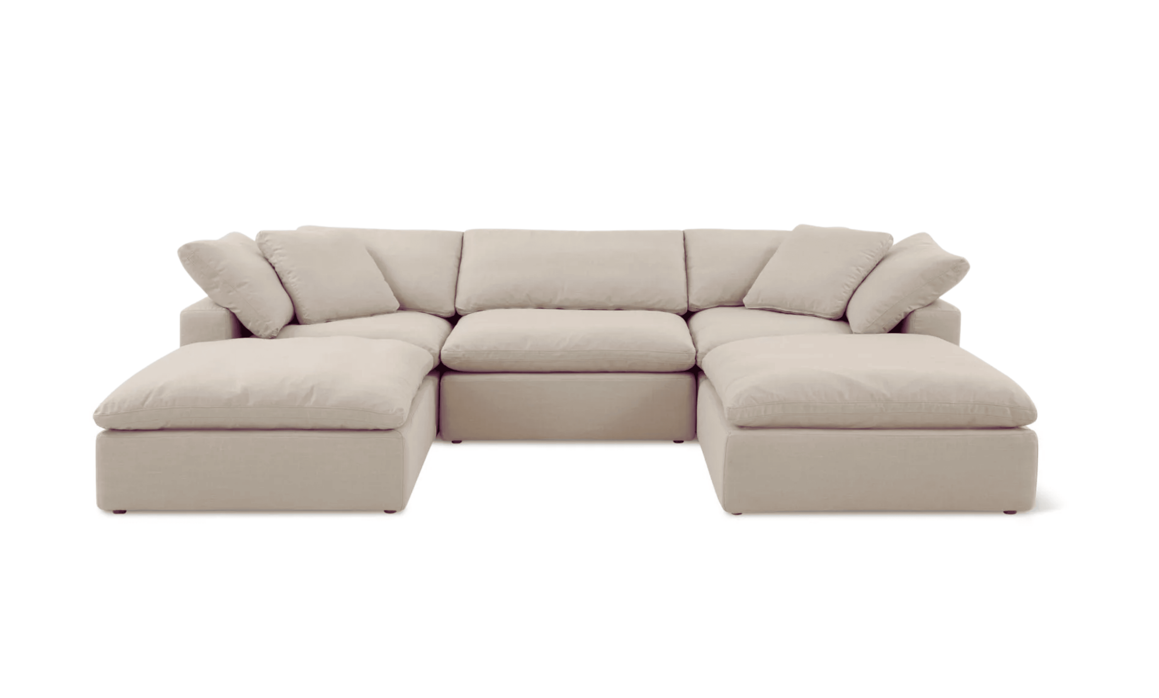 Cloud Classic | 5-Piece Modular Sofa (Includes 2 Ottomans)