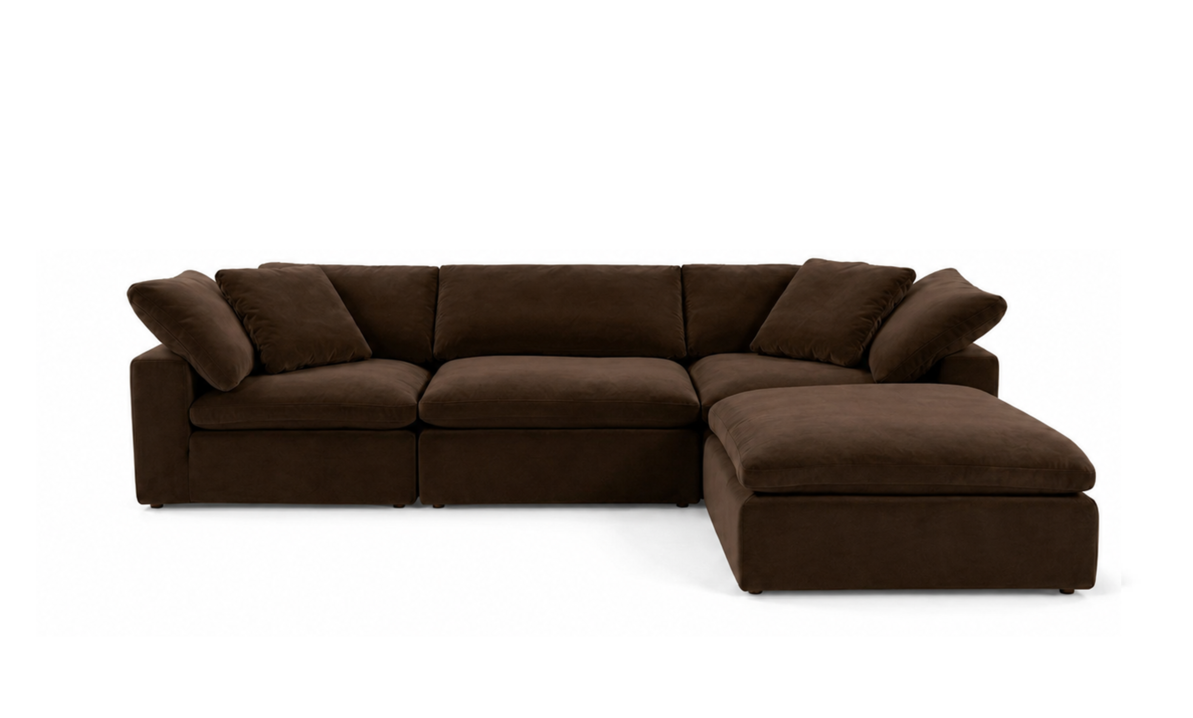 Cloud Classic | 4-Piece Modular Sofa (Includes Ottoman)/Chaise